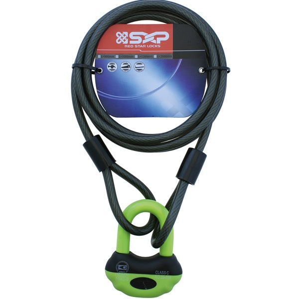 Schlosspaket, Schloss & 3m Draht Klasse 3, Ø 10,0 mm