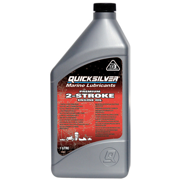 Quicksilver, TCW3 Premium-Öl für 2-Takt-Motoren, 4L