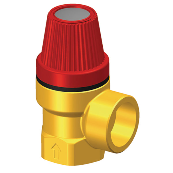 Whale, Druckbegrenzungsventil 1/2" 7 bar, 15 mm (1 Stück)