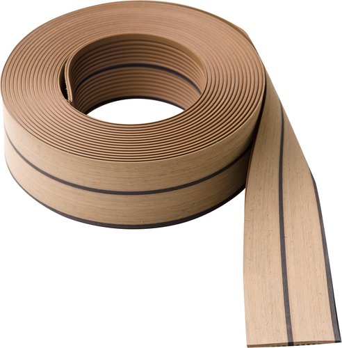 Flexiteek, Isiteek 2x45 PB, schwarze Fuge 1,0 m², 11,1 m Länge, 90 mm Breite, 4 mm Dicke