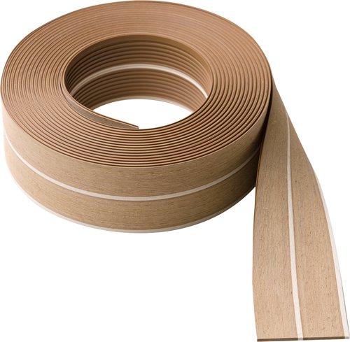 Flexiteek, Isiteek 2x45 PW, weiße Fuge 1,0 m², 11,1 m Länge, 90 mm Breite, 4 mm Dicke