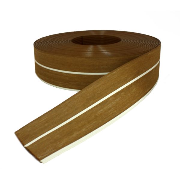 Isiteek 2x45mm Plank Teak/White 1,0 m²