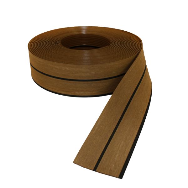 Isiteek 2x45mm Plank Teak/Black 1,0 m²