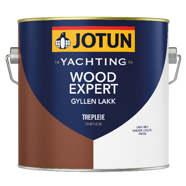 Jotun, Wood Expert Gylden Lak 2,5l - Høj Glans og UV-Beskyttelse