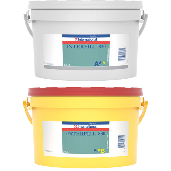 International Interfill 830 Epoxspart Grov A 2,5 L i produktemballage på hvid baggrund