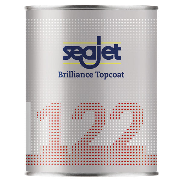 Seajet 122 Brilliance Topcoat, 0,75L Blå