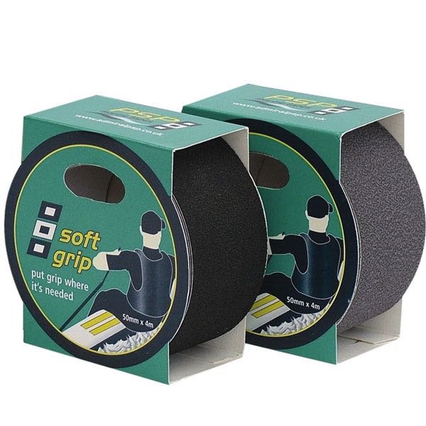 PSP, Soft Grib Anti-Rutsch-Band, schwarz, 50 mm, 4 m
