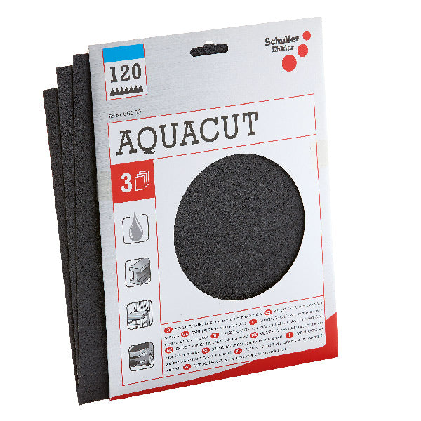 Schuller, Vådslibepapir P800 230 x 280 mm - 3 stk