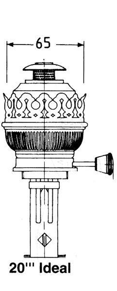 DHR, Brenner 20''' Messing, Ø 65 mm - BR20ID