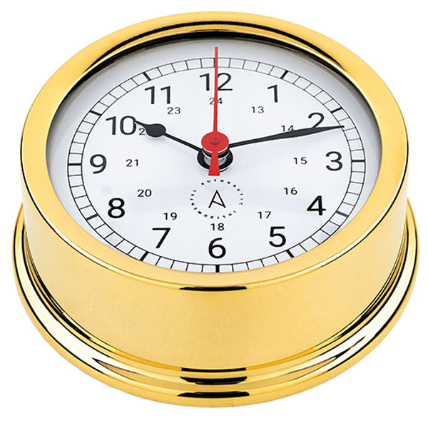 Autonautic atlantic 95 skibsur Ø95/70 mm forgyldt messing