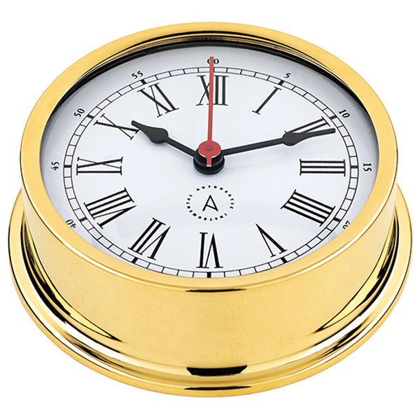 Autonautic pacific 120 skibsur Ø120/110 mm forgyldt messing