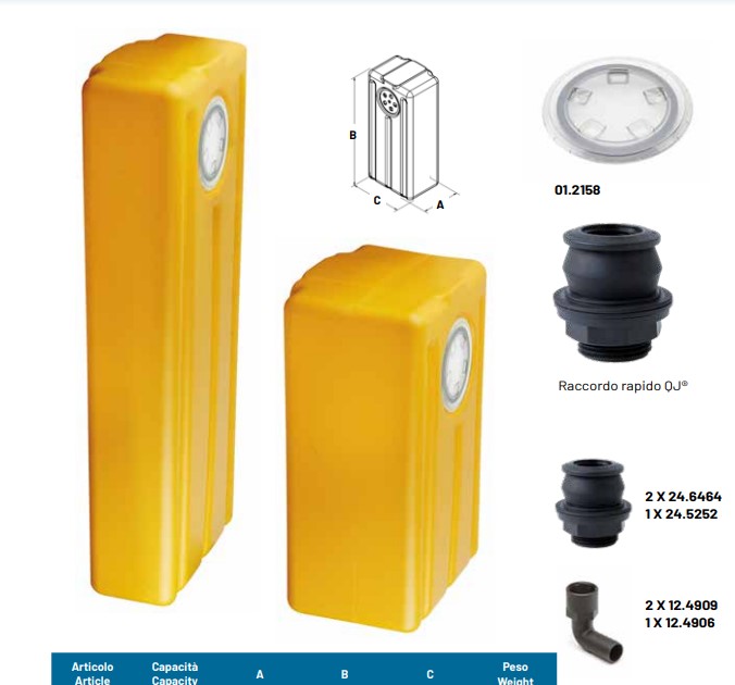SeaTec, Fäkalientank Polyethylen 103 l.